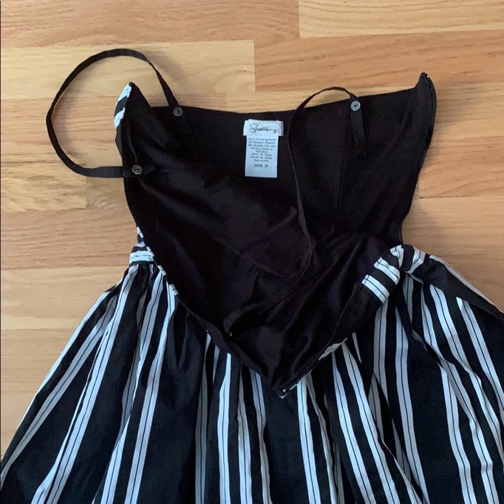 ❗️LAST CHANCE - CLOSING Iconic Regatta dress BW striped cotton - Picture 5 of 8